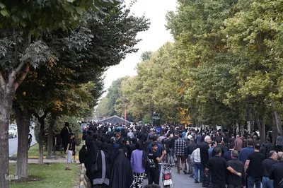 مراسم پیاده‌روی جاماندگان اربعین در شهرستان ملایر