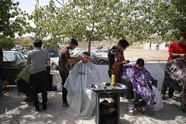 زائران پیاده امام رضا(ع)