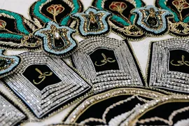 کارگاه تولید پوش سنگ ‌مضجع مطهر امام رضا(ع)