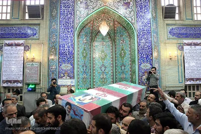 مراسم تشییع پیکر پاک مجاهد جانباز شهید حجت الاسلام سید «مهدی تقوی» از شهدای جنایت تروریستی مجلس 