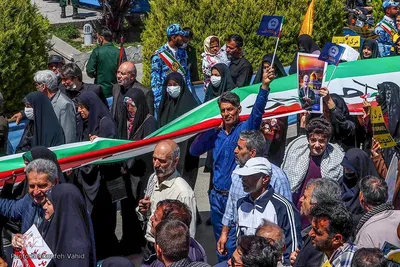 Al-Quds-Marsch 2023 in Isfahan