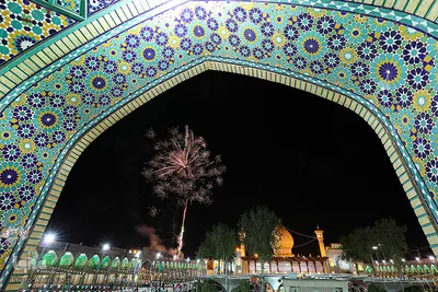 جشن نیمه شعبان در حرم مطهر شاهچراغ(ع)