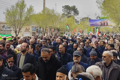 مراسم راهپیمایی روز قدس در نایین