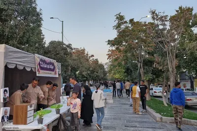 ایستگاه صلواتی به مناسبت ولادت امام حسن عسکری(ع) در ملایر‎