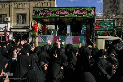 تشییع پیکر مطهر ۵ شهید دفاع مقدس و ۵ شهید مدافع حرم
