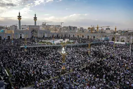 مراسم پرفیض دعای عرفه در حرم رضوی