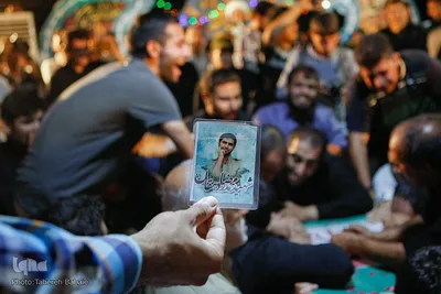وداع با پیکر شهید مدافع حرم «بهرام مهرداد» در معراج شهدای تهران
