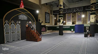 مراسم عزاداری شب شهادت امام سجاد (ع)در حسینیه امام خمینی(ره)