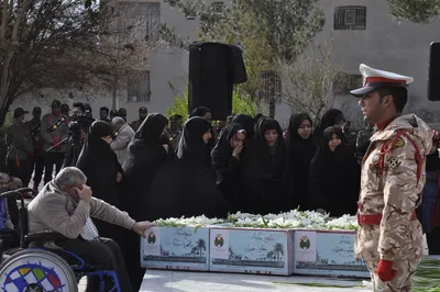 استقبال و تشییع سه شهید گمنام در خراسان جنوبی
