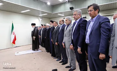 دیدار رئیس‌جمهور و اعضای هیئت دولت با رهبر معظم انقلاب