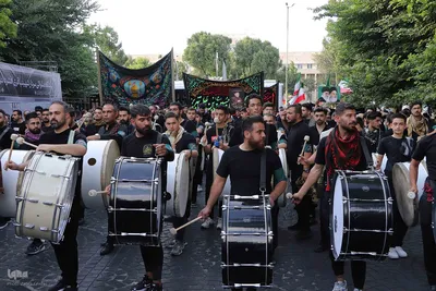 اجتماع ضد صهیونیستی دستجات و هیئات حسینی تبریز