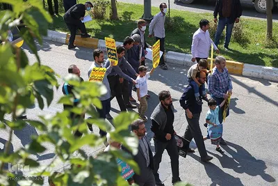 راهپیمایی نمازگزاران نماز جمعه بجنورد در اعتراض به حوادث اخیر‎‎