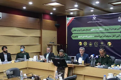 مراسم افتتاح ۵۱۰۰ فرصت شغلی با حضور رییس سازمان بسیج سازندگی کشور در فارس