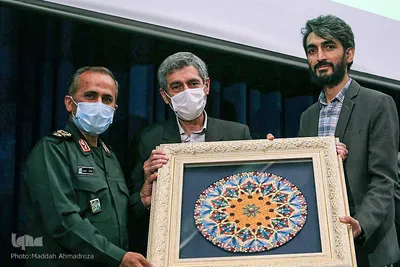 آیین گشایش نمایشگاه آثار هنری و تجلیل از دست اندرکاران کنگره جهانی محمد (ص) در شیراز‎‎