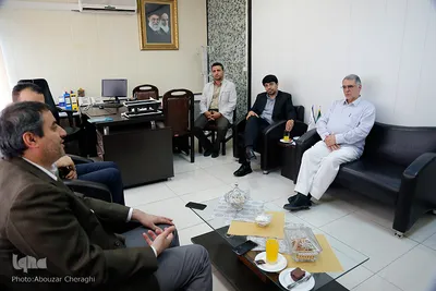 بازدید حسین رضایی، رئیس اسبق سازمان حج و زیارت کشور از ایکنا