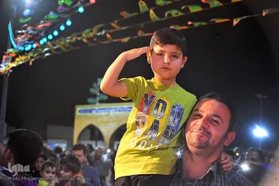 جشن عید غدیر در حرم علی‌بن مهزیار اهوازی