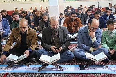محفل بزرگ قرآنی در مسجد مسلم بن عقیل ملایر