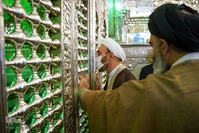 آیین گلاب شویی حرم مطهر حضرت شاهچراغ علیه السلام
