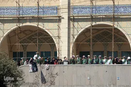 مراسم تشییع ۱۶آتش نشان شهید حادثه  پلاسکو