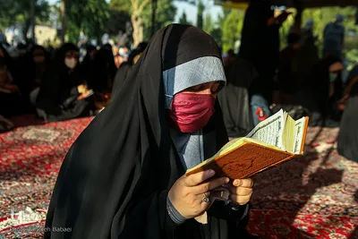 مراسم دعای پرفیض عرفه در گلزار شهدا