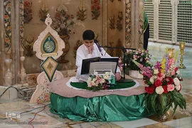 جزءخوانی قاریان نونهالان در حرم مطهر کریمه اهل‌بیت(س)
