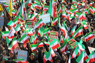 گردهمایی بزرگ هزاران نفری بسیجیان در خراسان جنوبی
