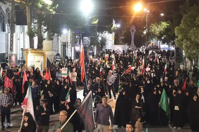 تجمع مردم انقلابی ملایر برای خون خواهی امام شهید