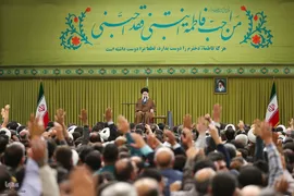 دیدار هزاران نفر از مداحان و ستایشگران اهل بیت(ع)