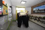 آیین استقبال از پیکر شهید گمنام در دبستان کمائی اصفهان
