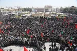 تشییع پیکر سپهبد شهید علی شادمانی در همدان‎