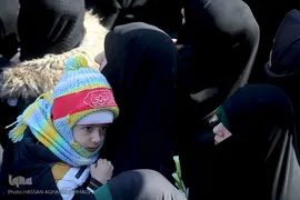 مراسم تشییع ۱۶آتش نشان شهید حادثه  پلاسکو