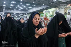 نماز عید سعید قربان در حرم حضرت عبدالعظيم(ع)