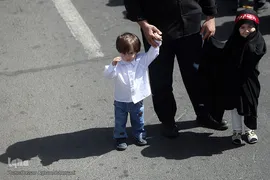 مراسم تشییع پیکر مطهر شهید مدافع حرم «جواد الله‌کرم» در محله مهرآباد جنوبی