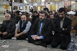 مراسم یادبود آیت‌الله سید محمد شاهچراغی در قم