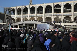 مراسم تشییع ۱۶آتش نشان شهید حادثه  پلاسکو