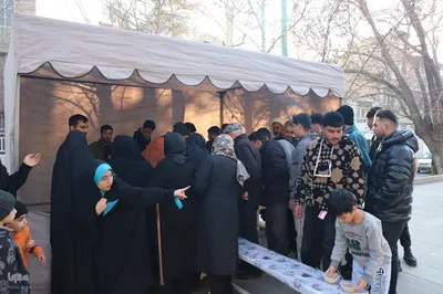 ایستگاه صلواتی گروه جهادی طلاب در سالروز ولادت‎