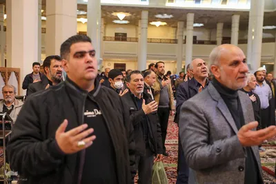سوگواری شب شهادت امام موسی کاظم (ع) در حرم مطهر‎ شاهچراغ