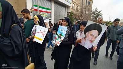مراسم راهپیمایی ۲۲ بهمن در کاشان