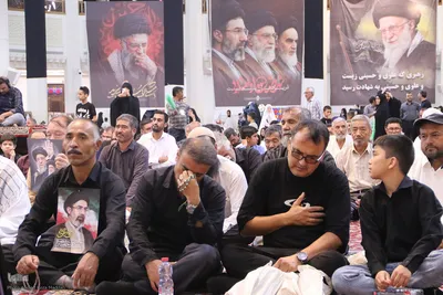 مهاجرین افغانستانی مقیم استان فارس در سوگ رهبر شهید امت