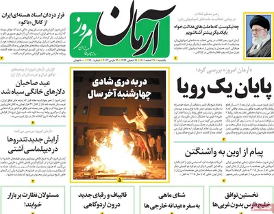 روزنامه آرمان امروز