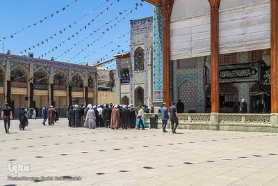 حضور ائمه جماعت در حرم حضرت شاهچراغ علیه‌السلام