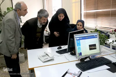 بازدید جلیل کوهپایه‌زاده، رئیس دانشکده علوم پزشکی ساوه از تحریریه بین الملل خبرگزاری ایکنا