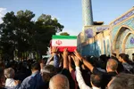 مراسم تشییع پیکر شهیدان مصطفی امینی و عبدالحسین شیخ‌کوپایی