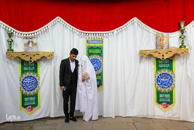 جشن عقد در سومین حرم اهل بیت‎‎
