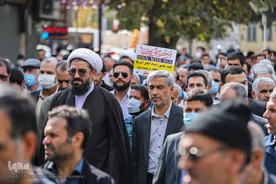 راهپیمایی باشکوه مردم همدان در محکومیت اقدام تروریستی در شاهچراغ شیراز