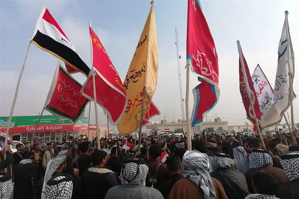ممانعت عشایر از ورود غیربومی‌ها به کربلا + عکس