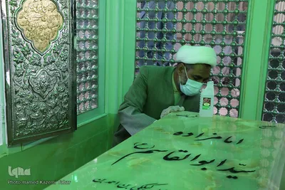 غبارروبی امامزاده سیدابوالقاسم(ع) خوسف