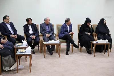 دیدار رئیس‌جمهور و اعضای هیئت دولت با رهبر انقلاب
