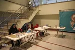 نقاشی چهره سردار سلیمانی در همدان‎‎
