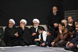 مراسم عزاداری شب شهادت حضرت ‌زهرا سلام‌الله‌علیها در حسینیه امام خمینی(ره)